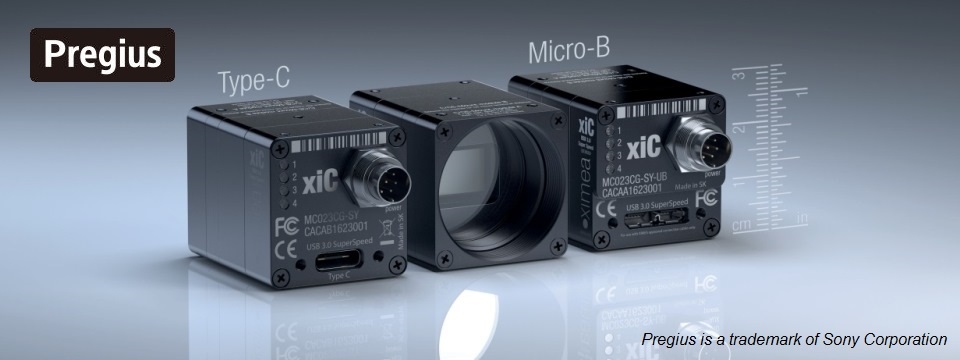 Sony CMOS USB3 cameras - xiC