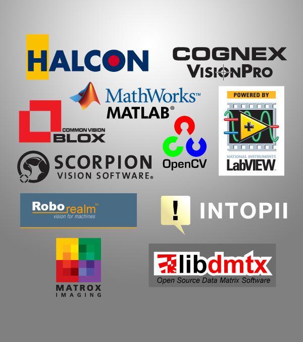 Halcon Cognex MathWorks Scorpion Labview Matrox