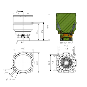 X-ray camera with 51.2 Mpix Gpixel GMAX4651 sCMOS 77 x 55 mm sensor and PCIe X4 Gen 3 interface - 3