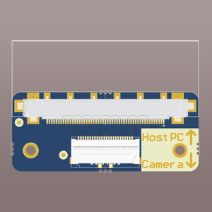 Adapter board from X2 flex to X4 flex for xiX cameras  - 3