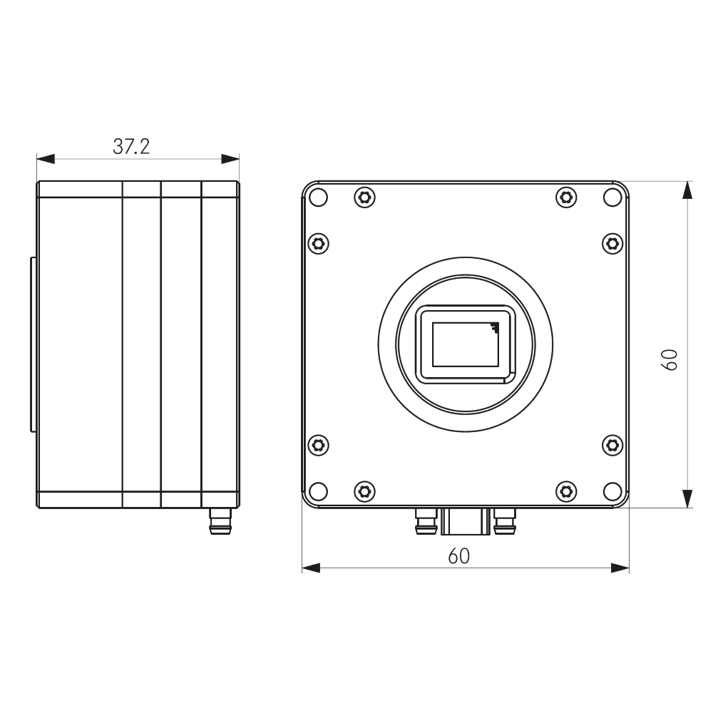ICX694 sensor based Scientific camera with 6 Mpix Color SONY