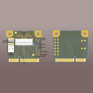 Adapter board for xiX X2 cameras - flex to Mini PCIe - 2