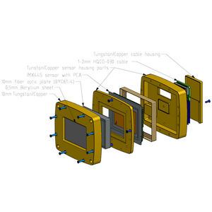 X-ray camera with 61 Mpix SONY IMX455 CMOS 35 x 23 mm sensor and PCIe X4 Gen 3 interface - 2