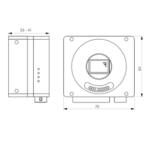 High speed camera with 20.9 Mpix Color Gpixel GSPRINT4521 sensor and PCIe X8 Gen 3 interface - 3