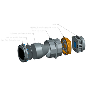 X-ray camera with 15.1 Mpix Gpixel GSENSE5130 sCMOS 43 x 25 mm sensor and USB3 interface - 6