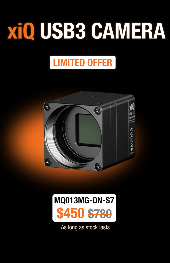 xiQ USB3 camera anniversary offer