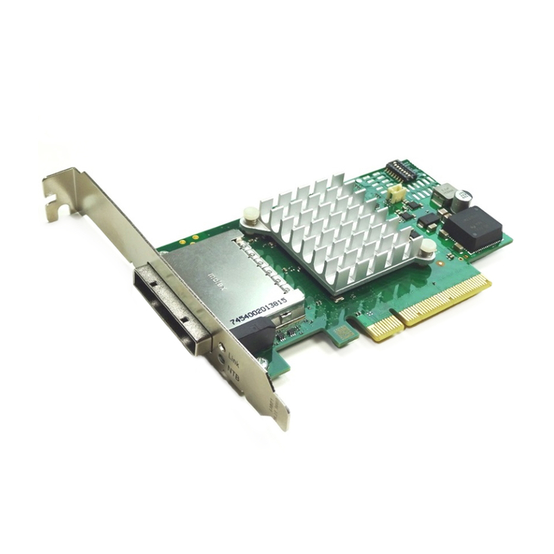 Host adapter for fiber PCIe Gen.3 x8 cables - 1 port - 1