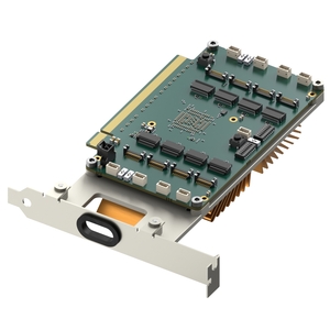 Host adapter with 8 ports for PCIe Gen.3 x4 Firefly cables - 1