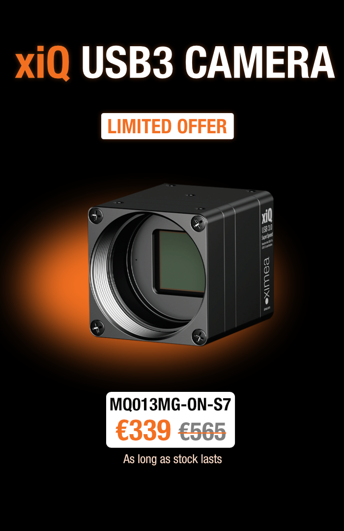 xiQ USB3 camera anniversary offer