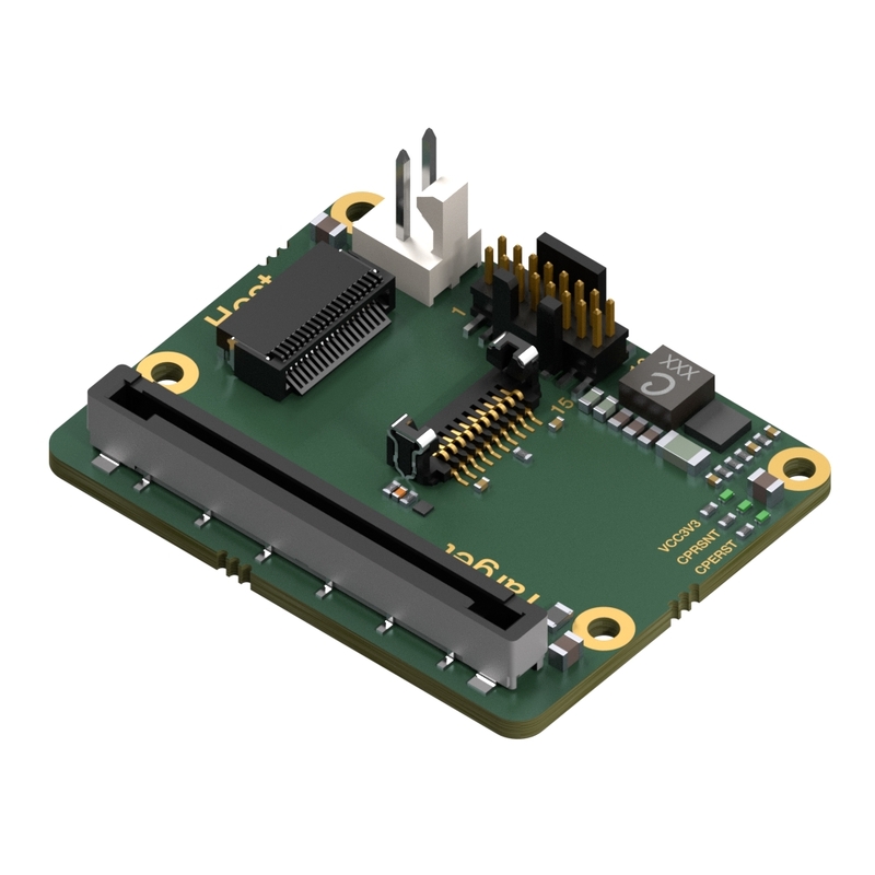 Adapter board for xiX X4 ribbon cameras - x4 flex to FF - 1