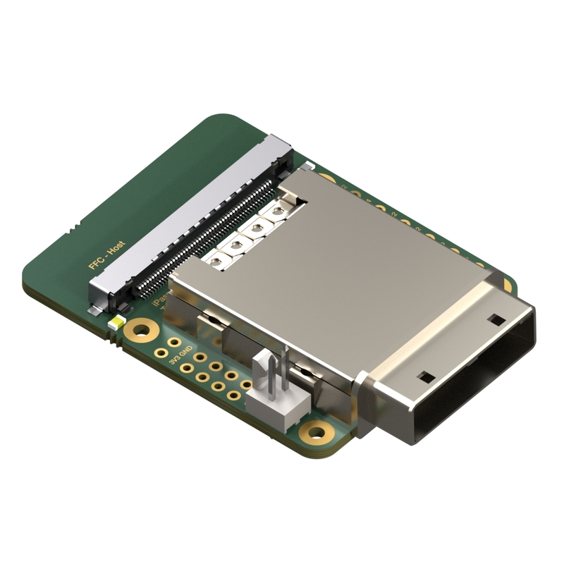 Adapter board for xiX X4 cameras - FL to iPass Host - 1