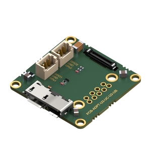 Breakout board adapter from Micro-Coax to Micro USB3 Type-B - 1