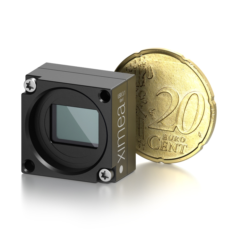 Miniature camera with 19.6 Mpix Monochrome onsemi AR2020 CMOS sensor and USB3 interface - 1
