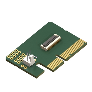 Adapter board for xiX X2 cameras - flex to PCIe X4 - 1
