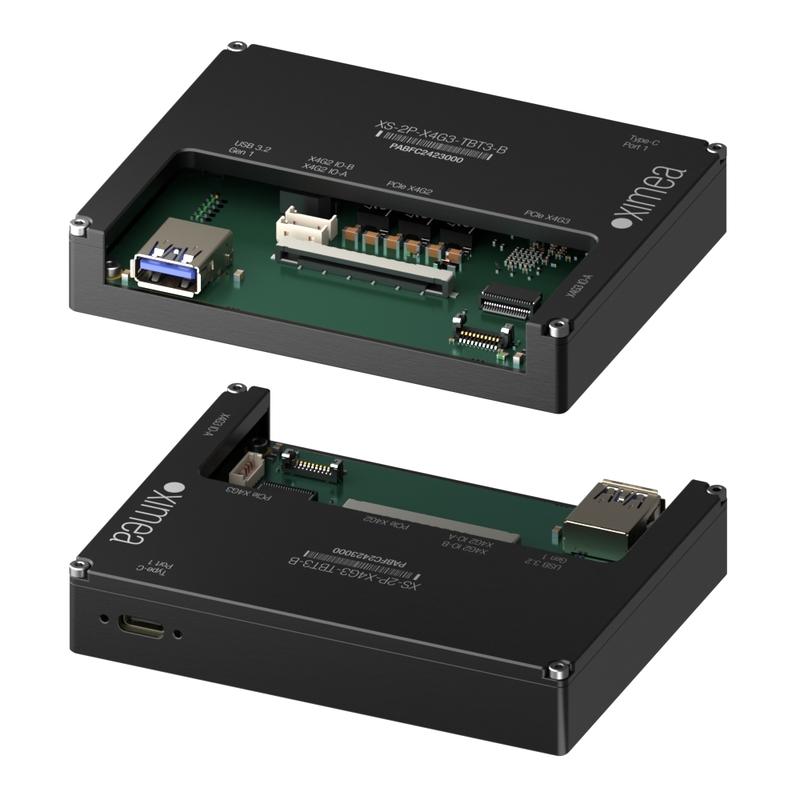 Thunderbolt 3 adapter to attach PCIe cameras to laptop - bus powered - 1