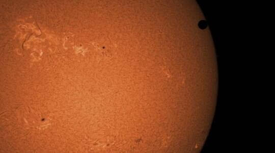 Astronomy-space-exploration-sun-orange-venus-black