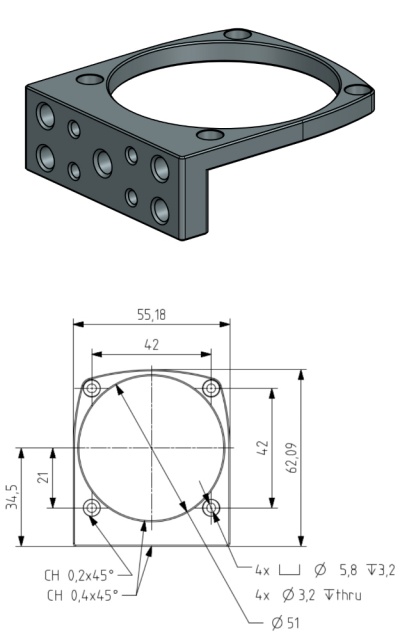 Tripod bracket mount