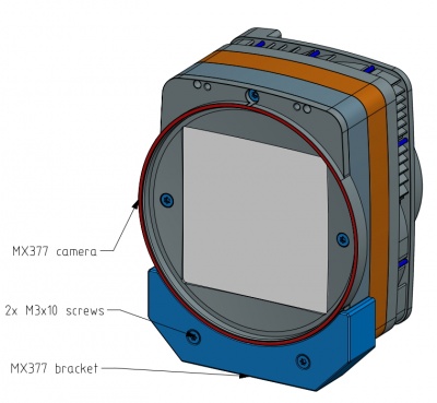 Tripod mount for MX377 model