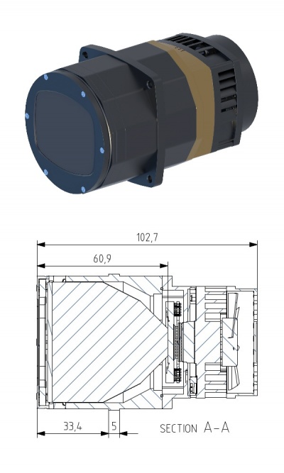X-RAY camera based on Gpixel GSENSE5130 Taper 2:1