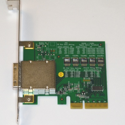 PCIe Gen3 x4 host adapter