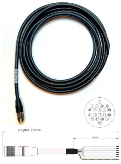 Trigger cable 3m for MX377
