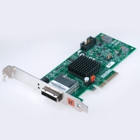 PCIe host adapter for fiber