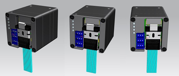 XIMEA xiX cameras can be easily connected into multi-camera vision systems over Firefly and a PC